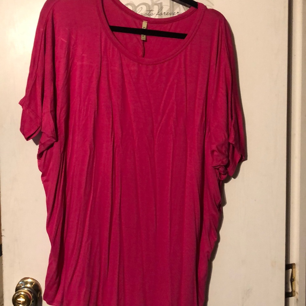 Hot pink dolman